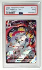 V1589: 2022: Orbeetle Vmax: TG13/TG30: Lost Origin: PSA: 9: MINT: 71618817